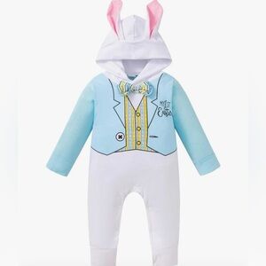 Baby Easter bunny romper